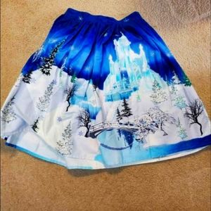 Unique Vintage Ice Castle Skirt